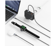 USAMS Kabel 3w1 z ładowarką indukcyjną 72W do USB-C stalowy - 1569028 - zdjęcie 4
